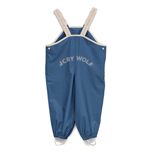 Crywolf Child Kids Rain Overalls Highland Blue