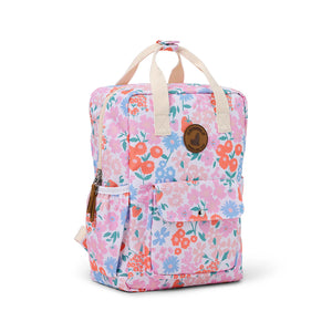 CRYWOLF MINI BACKPACK Berry Garden Floral patterned backpack