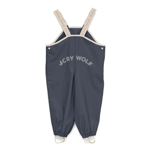Crywolf Kids Rain Overalls Indigo