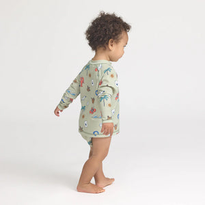 CRYWOLF BABY RASH Vest - Lucky Days Sage