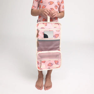 CRYWOLF HANGING TOILETRY BAG Strawberry Splash