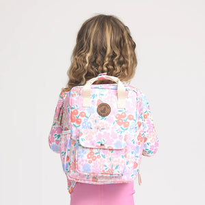 CRYWOLF MINI BACKPACK Berry Garden Floral patterned backpack