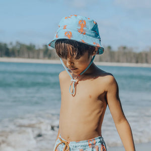 CRYWOLF CHILD Swim Bucket Hat - Little Lobsters