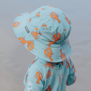 CRYWOLF CHILD Swim Bucket Hat - Little Lobsters