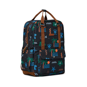 Crywolf Kids School Bag KNAPSACK Seaside Motel