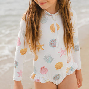 Crywolf Kids Baby LONG SLEEVE SWIMSUIT Shell