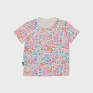 Crywolf Kids Girls SUN SMART T-SHIRT Berry Garden