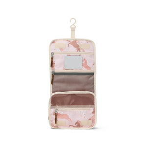 Crywolf HANGING TOILETRY BAG Blush Ponies