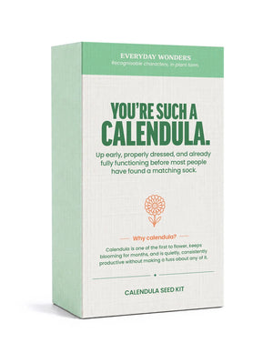 Everyday Wonders Seed Kit, Stems of Wonder is a collection of curious seed boxes and growing gifts, from intriguing little plants that move, mimic, react and surprise, to personality-inspired flower seed kits that match people to plants.