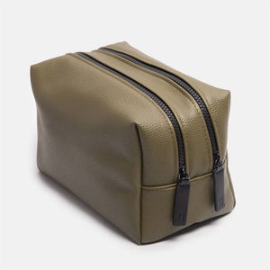 Caroline Gardner - Green - Large Travel Wash Bag Mens