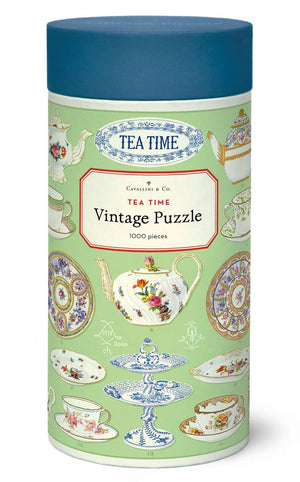 Cavallini & Co - Tea Time 1000 Pce - Vintage Puzzle