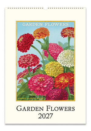 Cavallini & Co - Garden Flowers - 2027 Wall Calendar