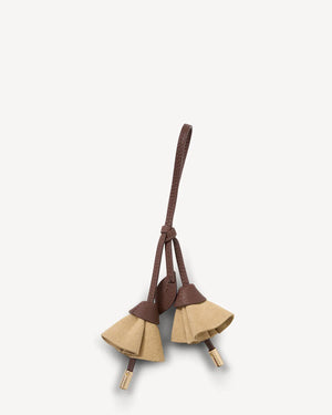Saben Bag Charm Lacing - Blooms Raffia