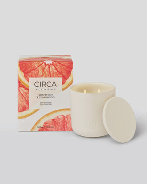 Circa 300g Candle - Alchemy - Grapefruit & Cedarwood
