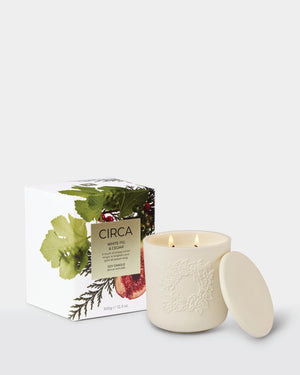 Circa Christmas Candle 300g White Fig & Cedar