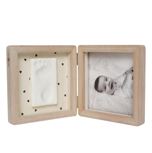 Petit Artichaut Clay Keepsake with Photo - Double Frame Pretty Hearts