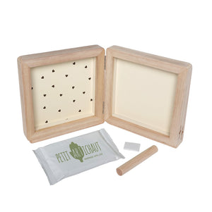 Petit Artichaut Clay Keepsake with Photo - Double Frame Pretty Hearts