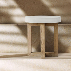 Le Forge Concrete Quad Side Table