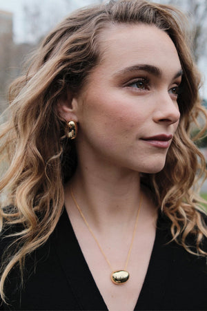 ZAFINO Australia Paisley Necklace - Gold