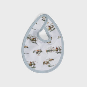 Little bee by dimples Cotton Bib - Cowboys Baby bib