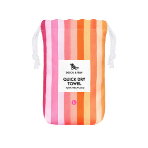 DOCK & BAY Beach Towel Summer Collection L Miami Sorbet