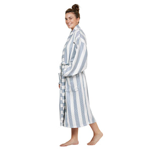 Dock Bay Waffle Robe M/L Storm Cloud