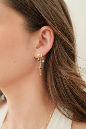ZAFINO 7447 Emery Earrings - Blue