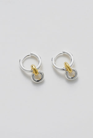 ZAFINO 7353 Daisy Earrings - Gold/Silver