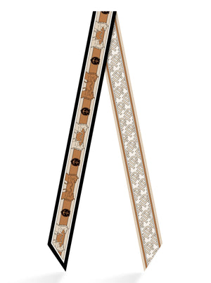 Dark Hampton SILK Twilly