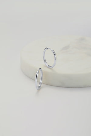 ZAFINO Delilah Hoop Medium - Silver