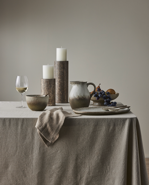 Grand Designs Dusk Stoneware Jug 1.5L Cream & Brown 13.1x17.5x18cm