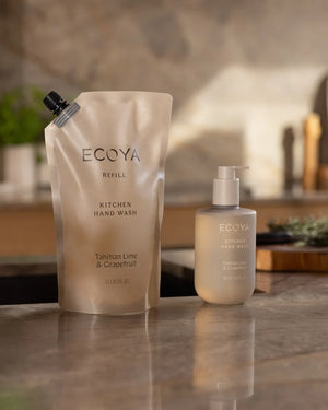 Ecoya Kitchen Handwash refill pouch Hand Wash Refill - 1L - Tahitian Lime & Grapefruit