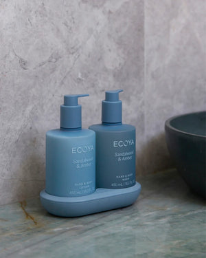 Ecoya Sandalwood & Amber gift set The Bathroom Edit