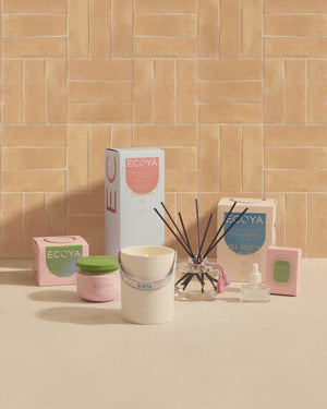 ECOYA High Summer 2026 - Sea Salt & Pineapple Ceramic Candle 400g