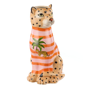 Emporium Pierson Leopard Planter Red