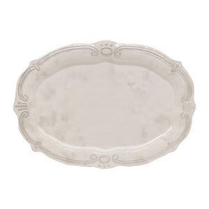 Melamine French Grey Oval Platter - Le Forge