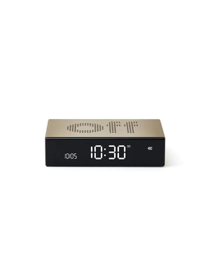 FLIP PREMIUM - Gold Digital alarm clock with LED