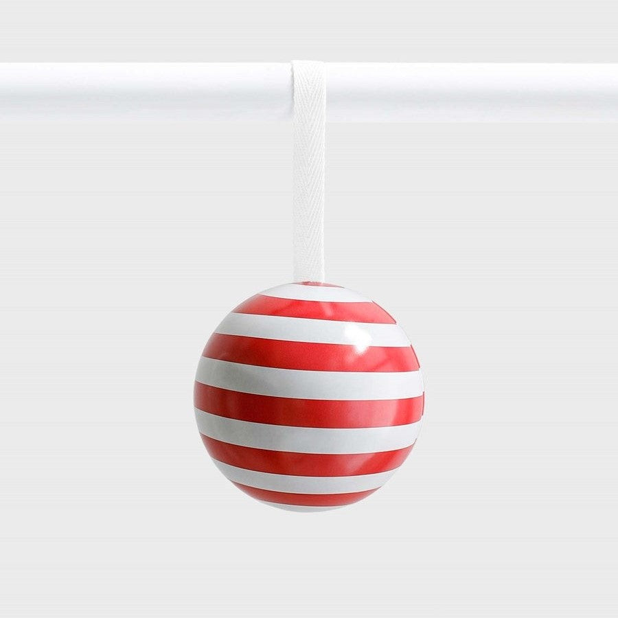 Father Rabbit Candy Stripe Bauble