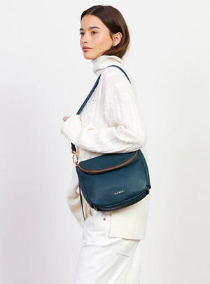 SABEN Fifi Crossbody - Hunter Green Leather Bag