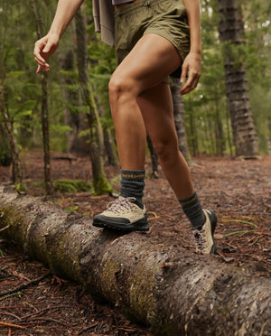 nooan Huka Possum Merino Socks - Peat