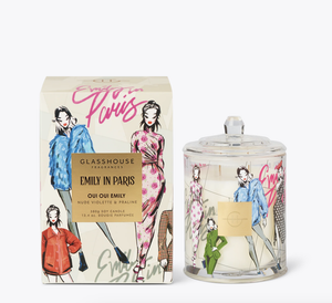 Glasshouse Fragrances 'Emily in Paris' candle GF 380g Candle Oui Oui Emily 2026 limited edition