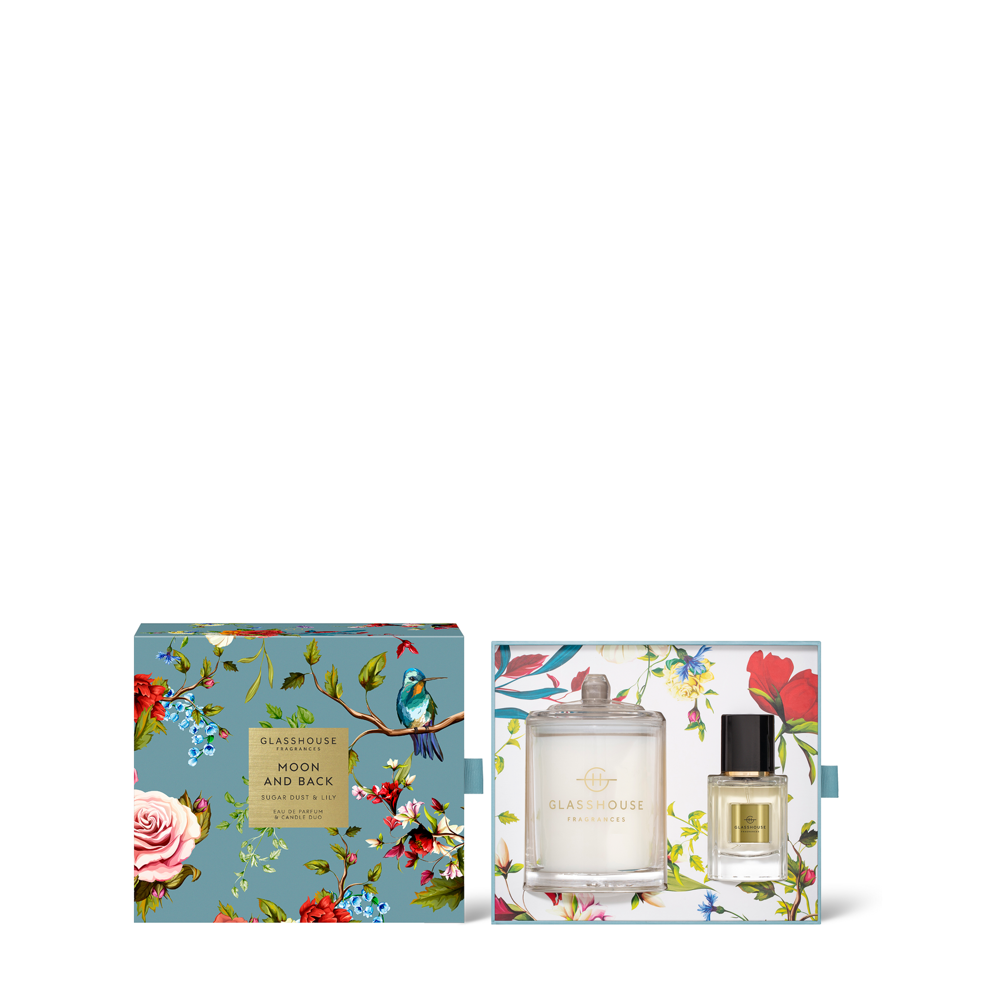 Glasshouse Fragrances Eau de Parfum & Candle Duo - Moon & Back