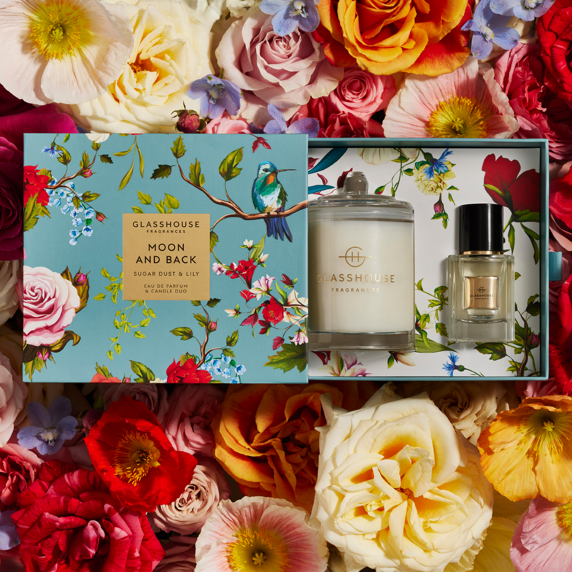 Glasshouse Fragrances Eau de Parfum & Candle Duo - Moon & Back