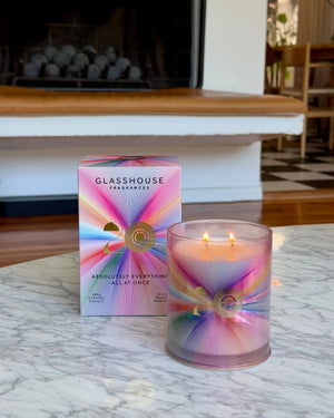 Glasshouse Fragrance GF 20 Year Anniversary Candle - ABSOLUTELY EVERYTHING ALL AT ONCE