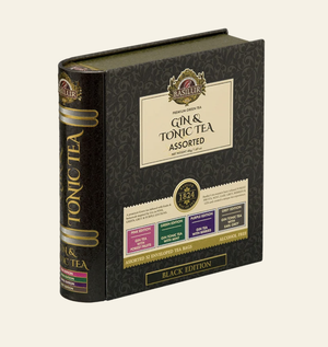 Gin & Tonic Tea- Black Limited Edition -32 Enveloped Tea Bags - 4 Flavours
