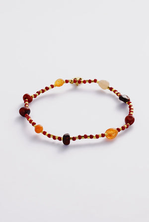 ZAFINO Hariette Bracelet - Red / Gold