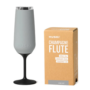 Huski Champagne Flute Stone Grey