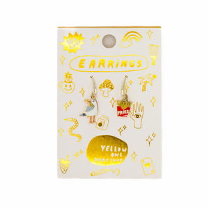 Yellow Owl Workshop Seagull & Fries Drop Earrings