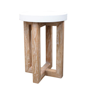 Le Forge Concrete Quad Side Table