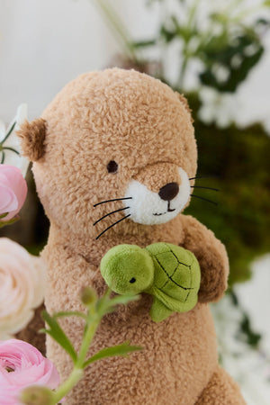 Jamie Kay Snuggle Bunnies - Ollie the Otter - Cocoa 30cm
